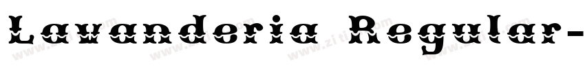Lavanderia Regular字体转换